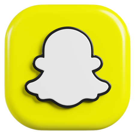 Free Logotipo do snapchat  3D Icon