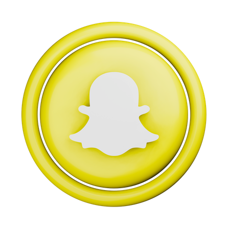 Free Logotipo do snapchat  3D Icon