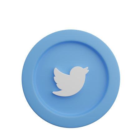 Free Logotipo do Twitter  3D Icon