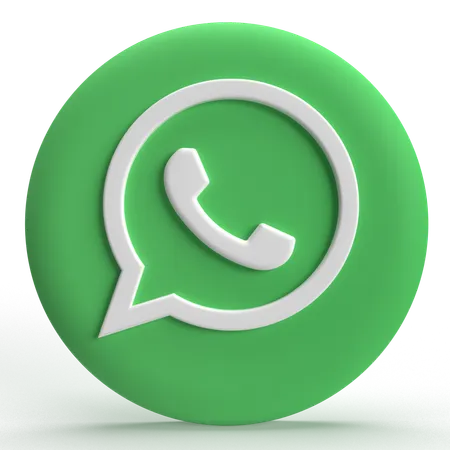 Free Logotipo do WhatsApp  3D Icon