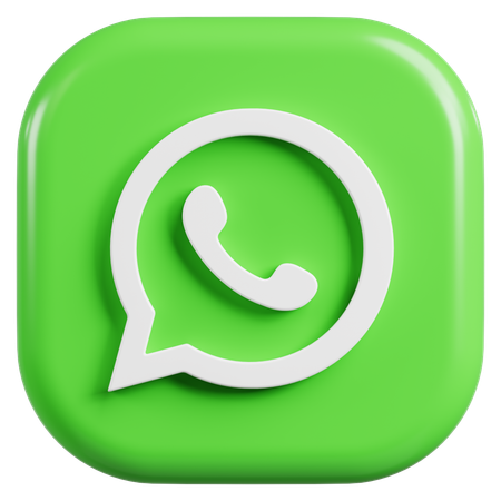 Free Logotipo do WhatsApp  3D Icon