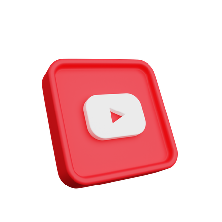Free Logotipo do Youtube  3D Icon