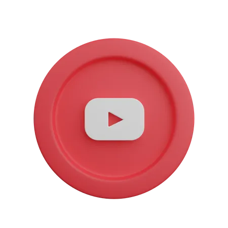 Free Logotipo do Youtube  3D Logo