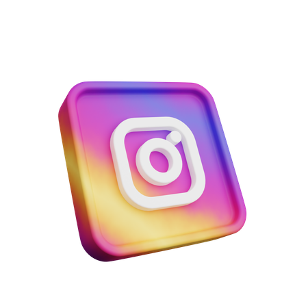 Free Logotipo do instagram  3D Logo