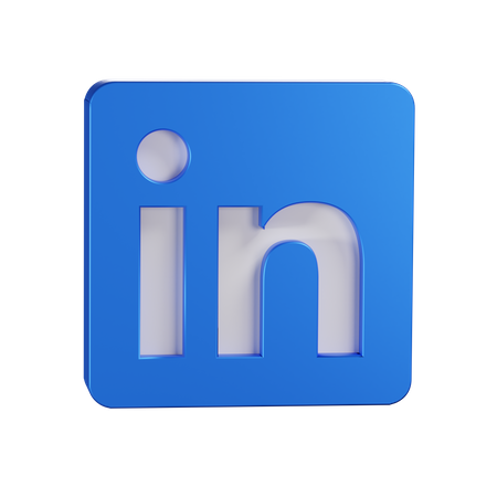 Free Logotipo de LinkedIn  3D Icon