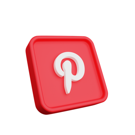 Free Logotipo de Pinterest  3D Logo