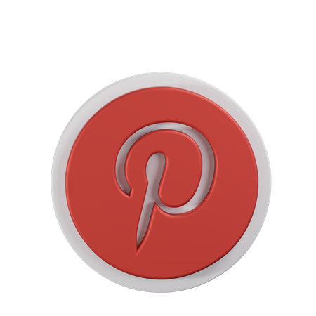 Free Logotipo de Pinterest  3D Icon