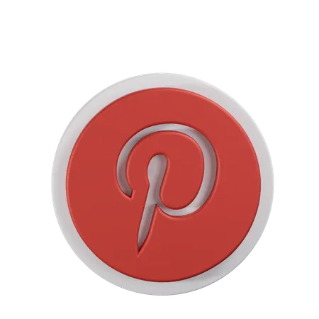 Free Logotipo de Pinterest  3D Icon