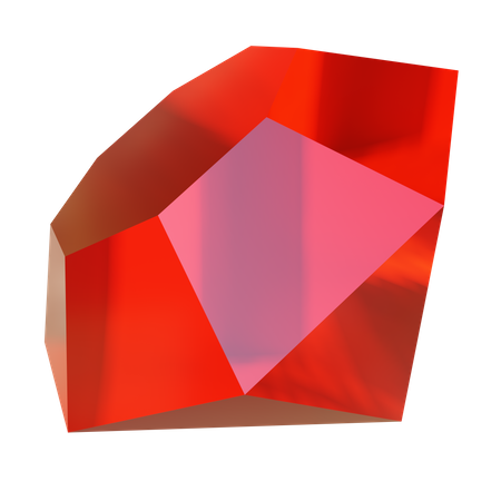 Free Logotipo de rubí  3D Icon