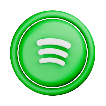 Free Logotipo de spotify  3D Icon