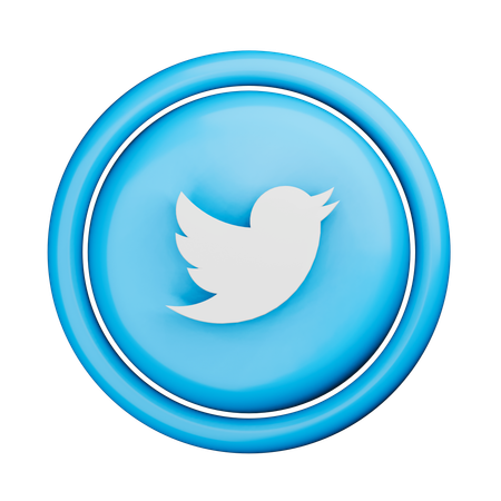 Free Logotipo do Twitter  3D Icon