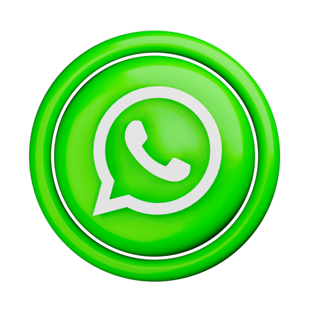 Free Logotipo do WhatsApp  3D Icon