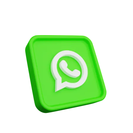 Free Logotipo do WhatsApp  3D Logo