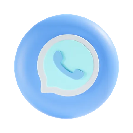 Free Logotipo do WhatsApp  3D Icon