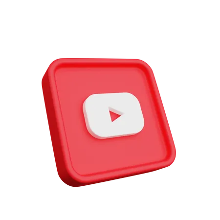 Free Logotipo do Youtube  3D Logo