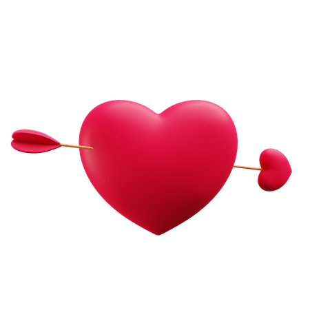 Free Love arrow  3D Icon