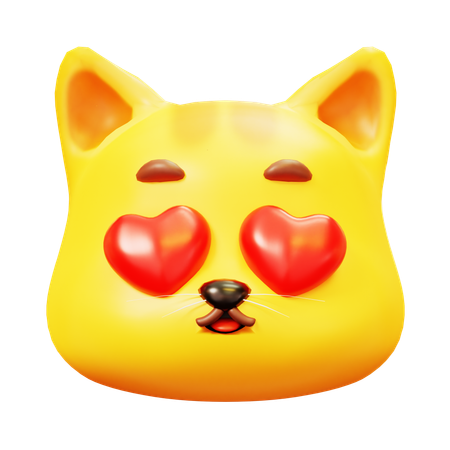 Free Love Cat  3D Icon