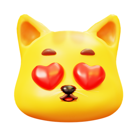 Free Love Cat  3D Icon