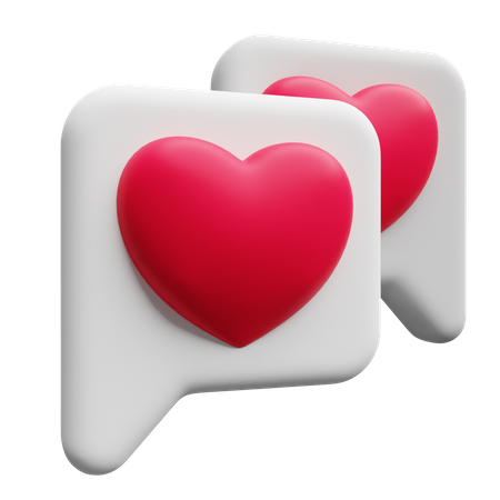 Free Love messages  3D Icon