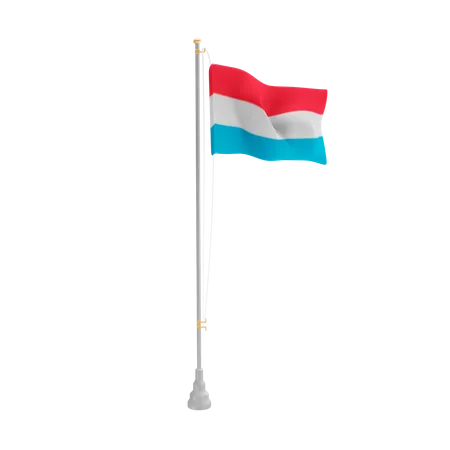 Free Luxembourg  3D Flag