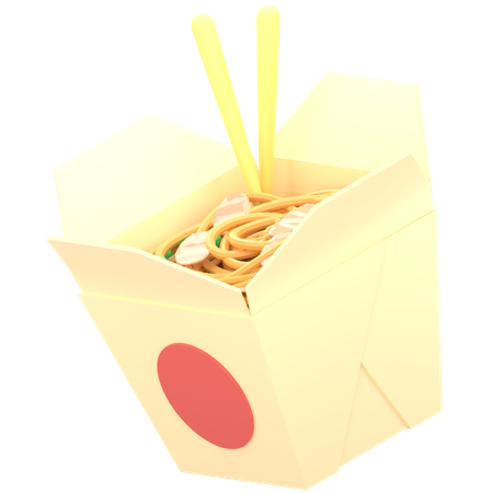 Free Macarrão japonês  3D Icon