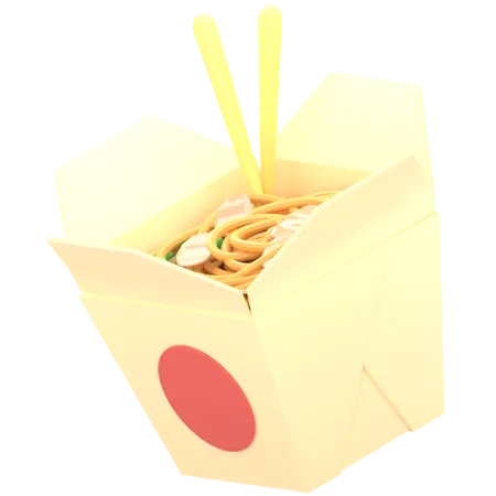 Free Macarrão japonês  3D Icon