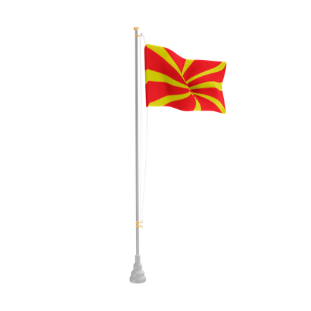 Free Macédoine  3D Flag