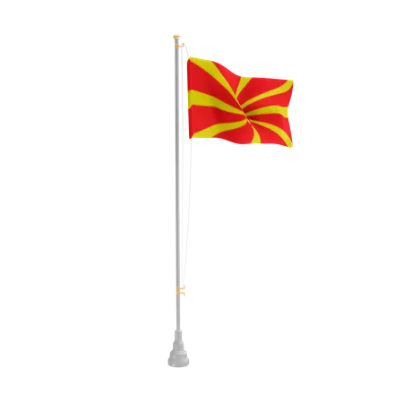 Free Macedonia  3D Flag