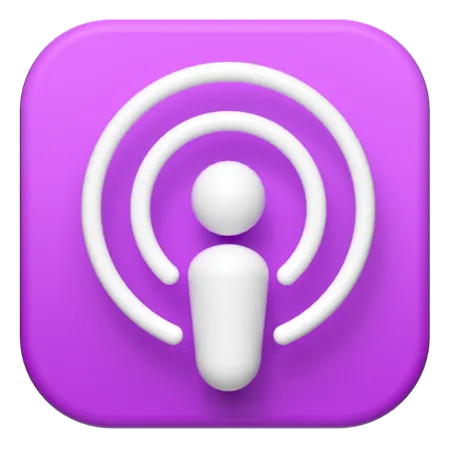 Free Macos Podcasts  3D Logo