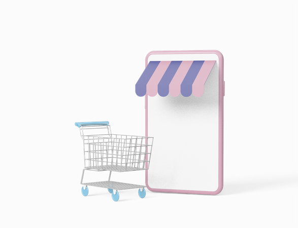 Free Magasin en ligne  3D Icon