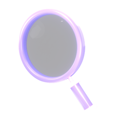 Free Magnifier Glass  3D Illustration