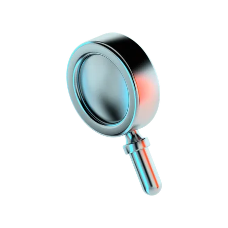 Free Magnifying Glass 3D Illustration