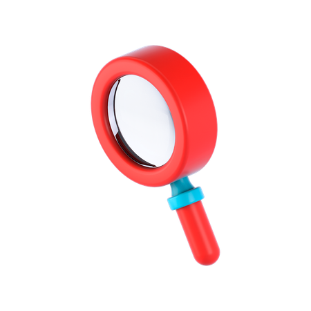Free Magnifying Glass 3D Illustration