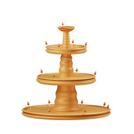 Free Maha Deepam  3D Icon
