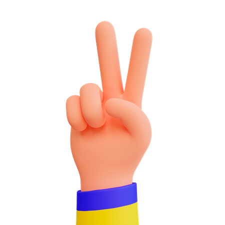 Free Main symbole de paix  3D Icon