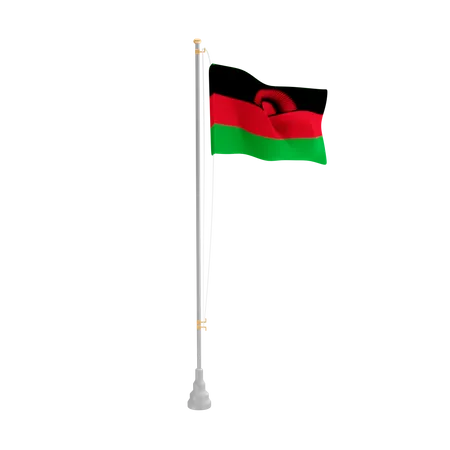 Free Malawi  3D Flag