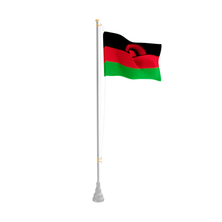 Free Malawi  3D Flag