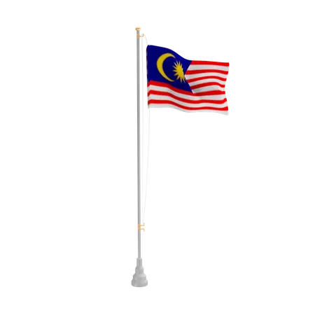 Free Malaysia  3D Flag