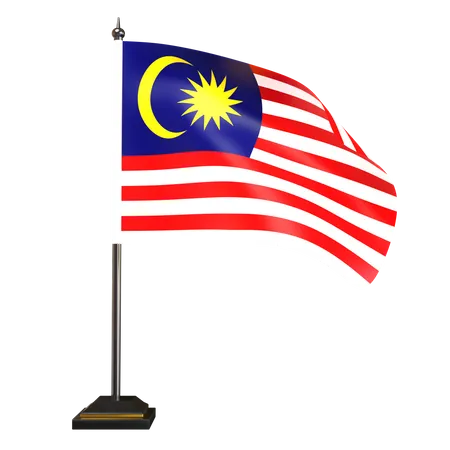 Free Malaysian Flag  3D Flag