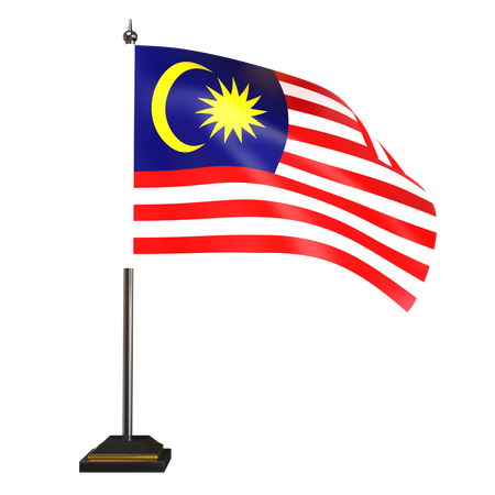 Free Malaysische Flagge  3D Flag