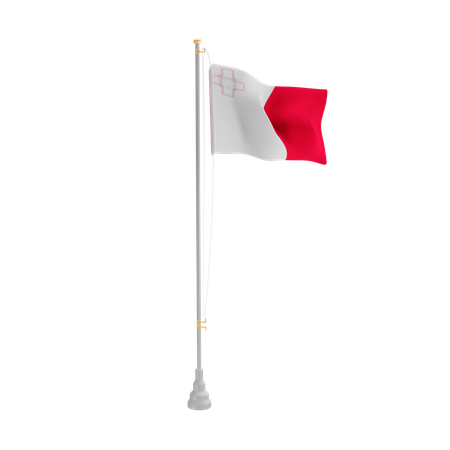 Free Malta  3D Flag