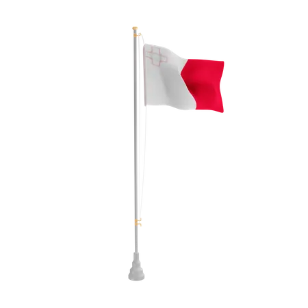 Free Malta  3D Flag