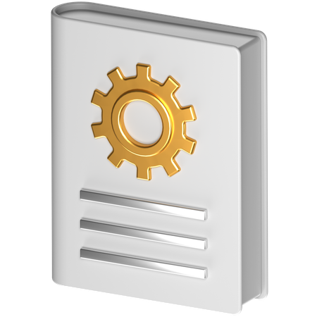 Free Livro de instruções  3D Icon