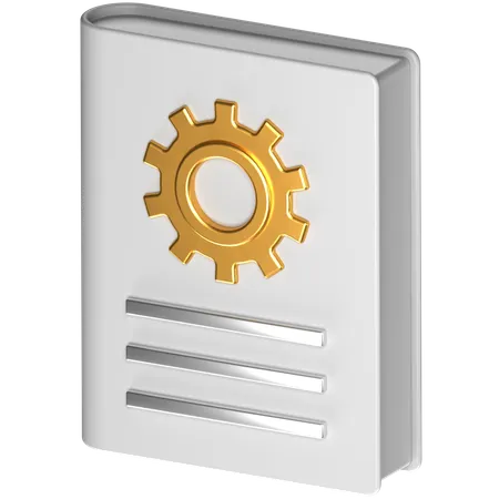 Free Livro de instruções  3D Icon