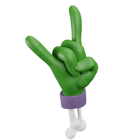 Free Mão Zumbi  3D Icon