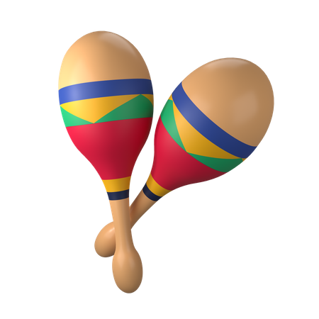 Free Maracas  3D Icon