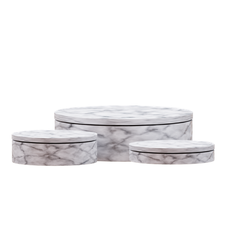 Free Marble Podium  3D Icon