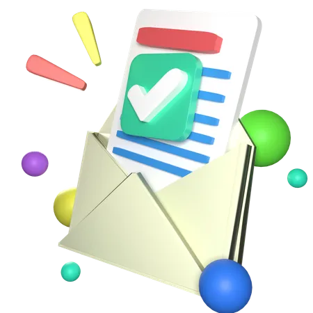 Free Marketing Mail  3D Icon