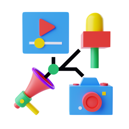 Free Marketing Strategy  3D Icon
