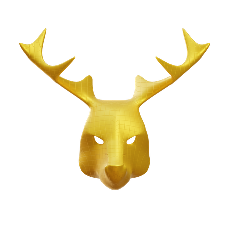 Free Máscara de cervo vip  3D Icon